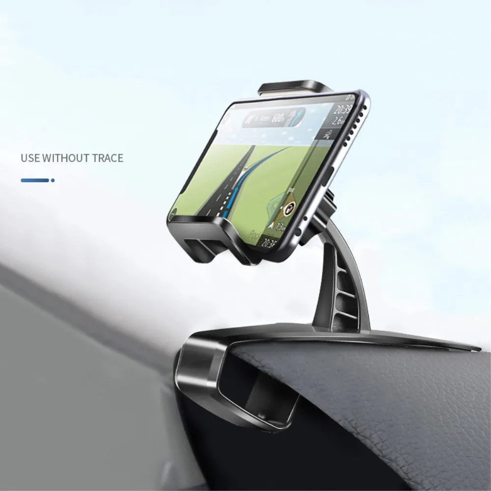 3 in 1 Car GPS Smartphone Holder: Dashboard / Visor Clamp   AC Grid Clip for Sharp FX - Black