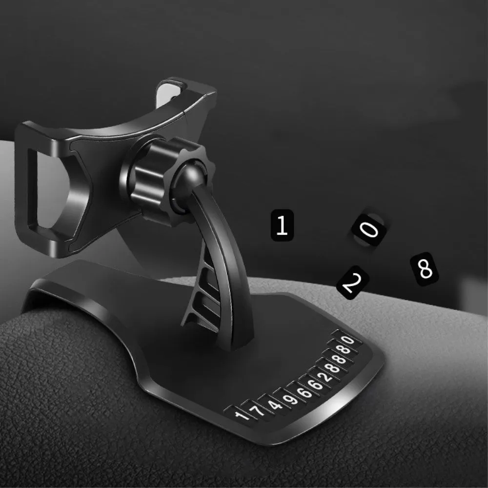 3 in 1 Car GPS Smartphone Holder: Dashboard / Visor Clamp   AC Grid Clip for Sharp FX - Black