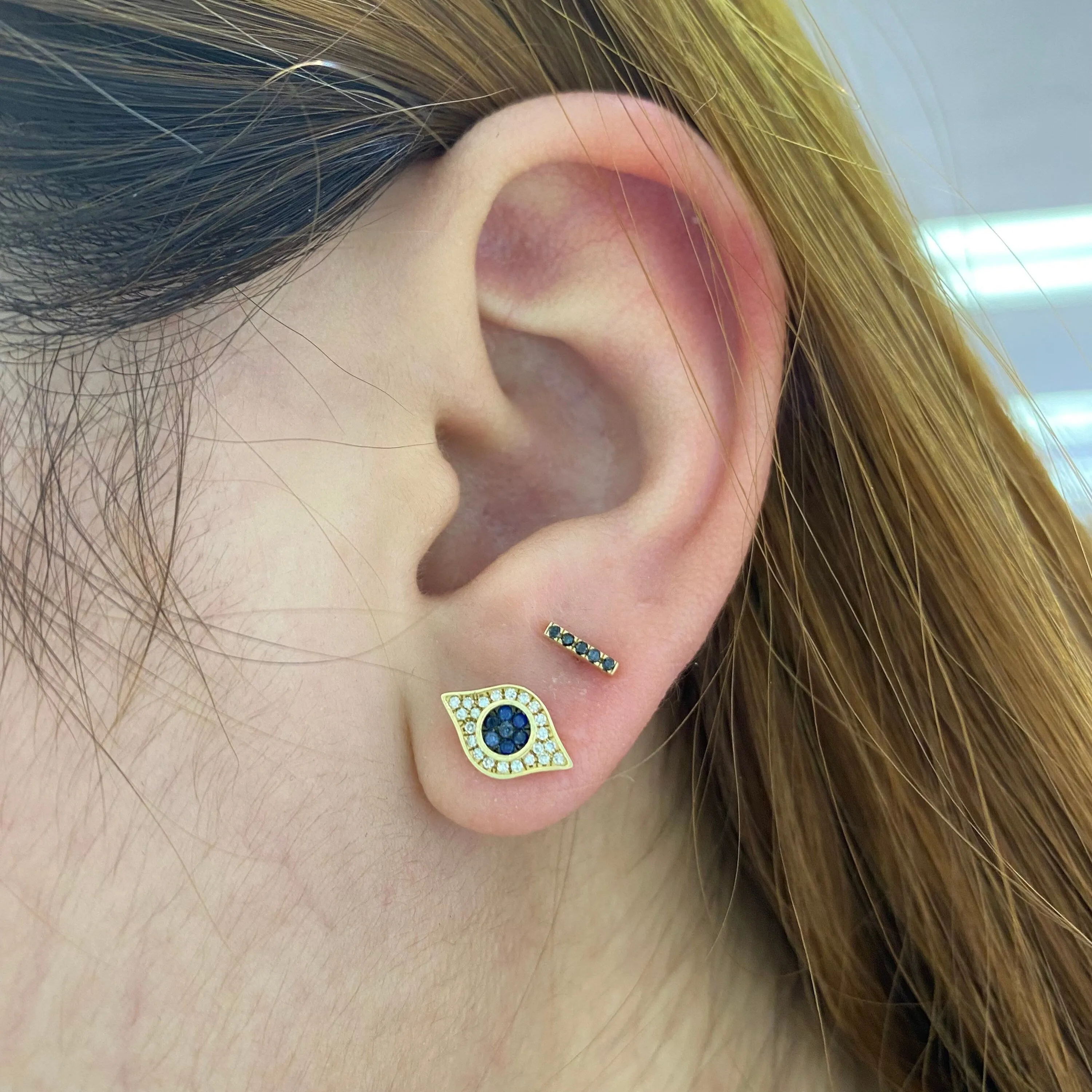 Black Diamond Bar Studs