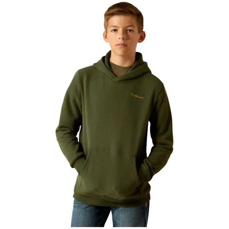 Boy's Ariat Barbwire Skull Hoodie 10052393