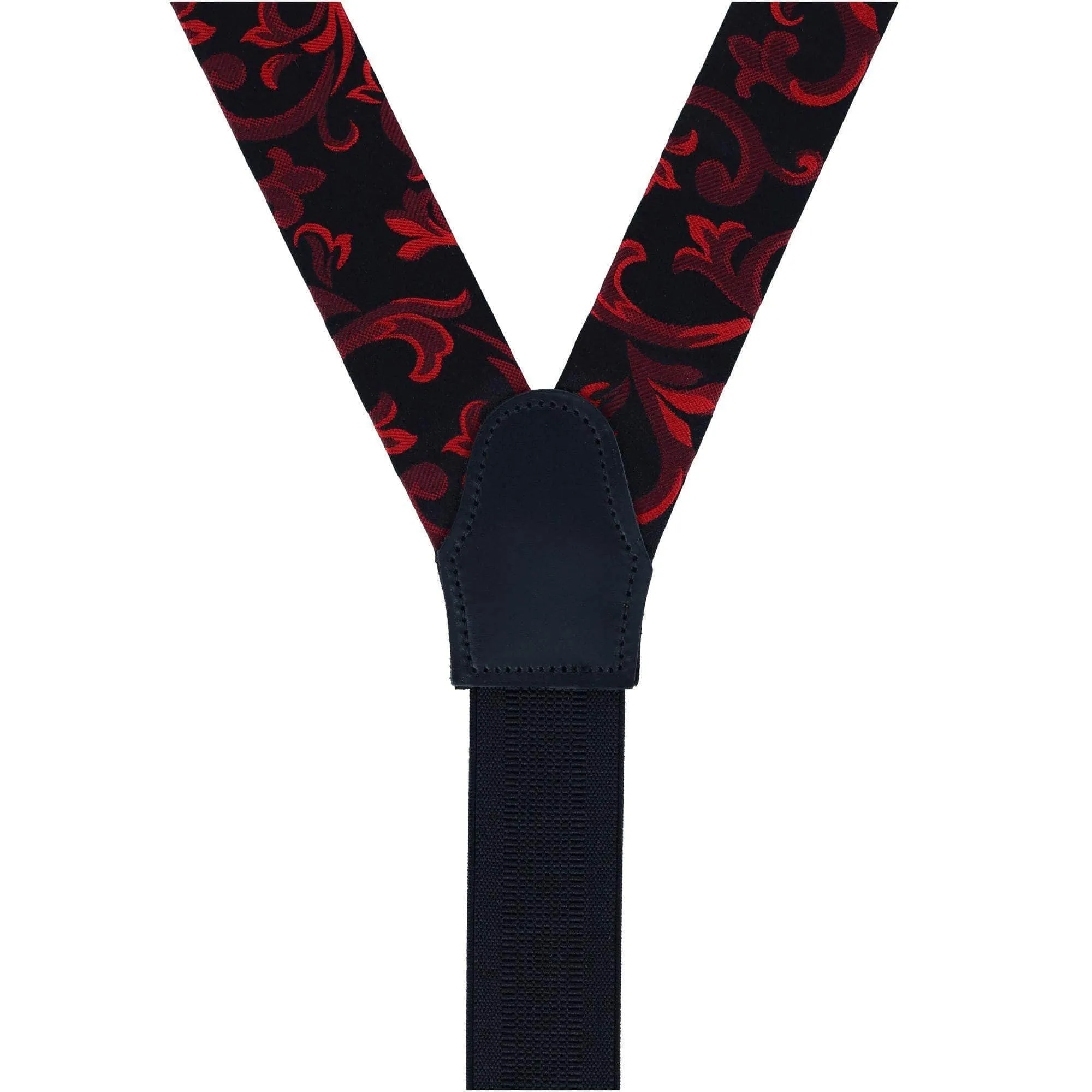 Christian the Romantic Brocade Silk Button End Braces