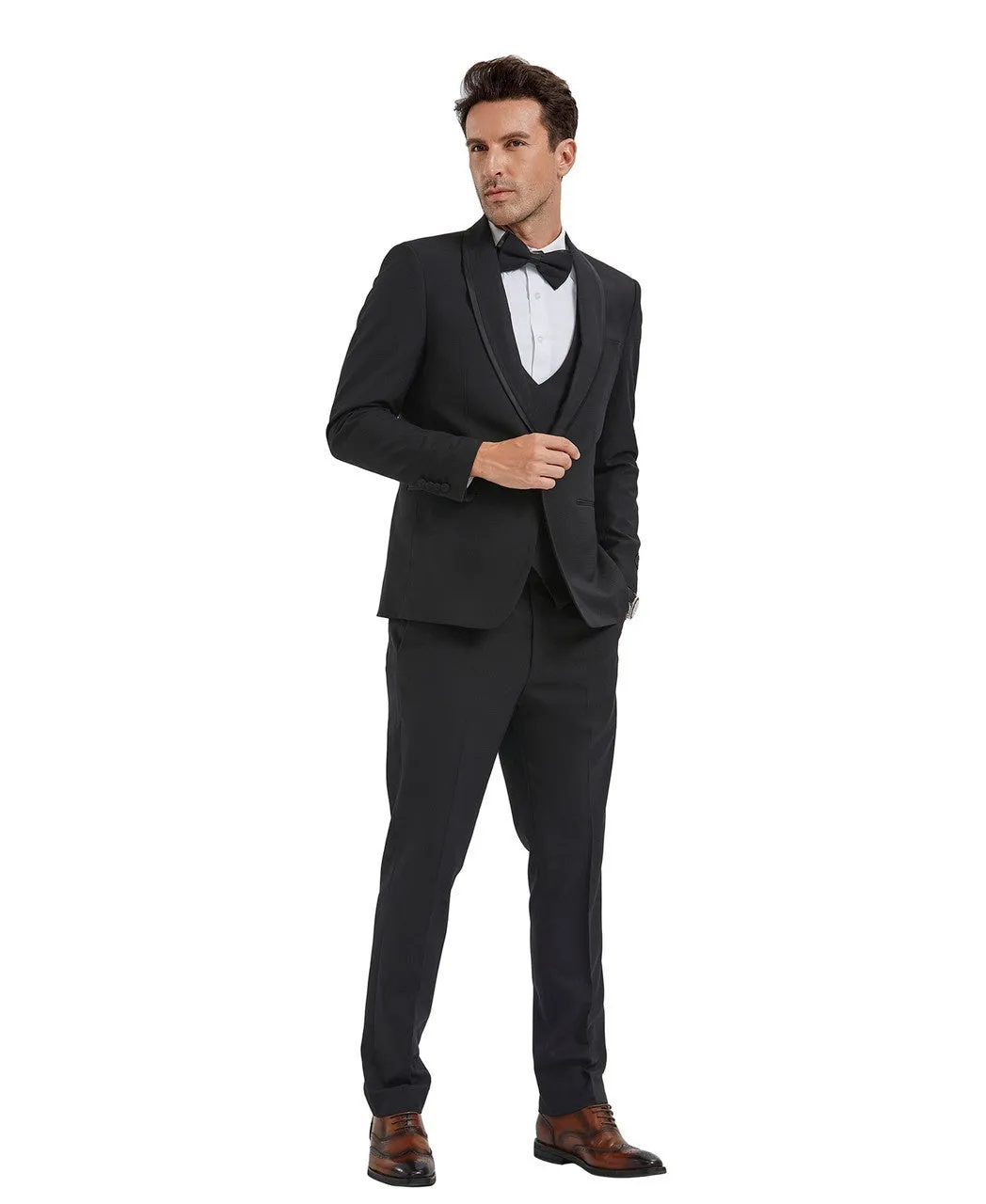Classic Black Tuxedo - Quintessential Sophistication