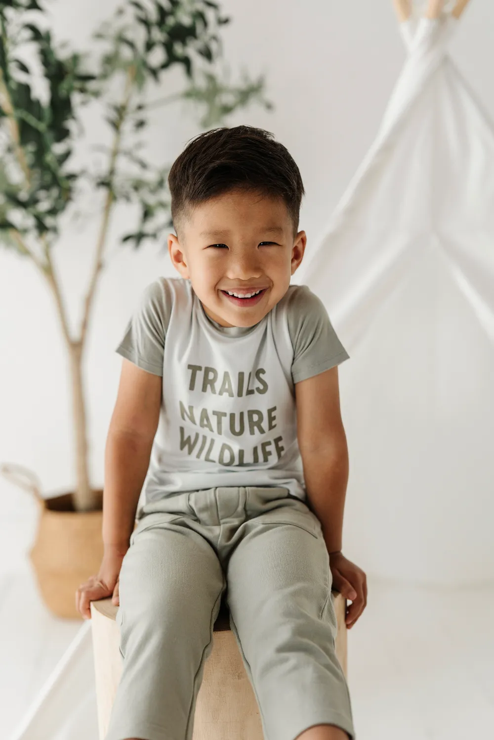 Colorblock Tee - Trails Nature Wildlife, Baby
