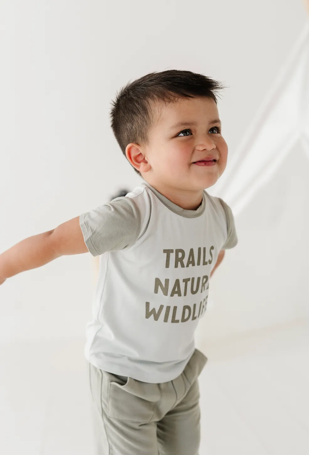 Colorblock Tee - Trails Nature Wildlife, Baby