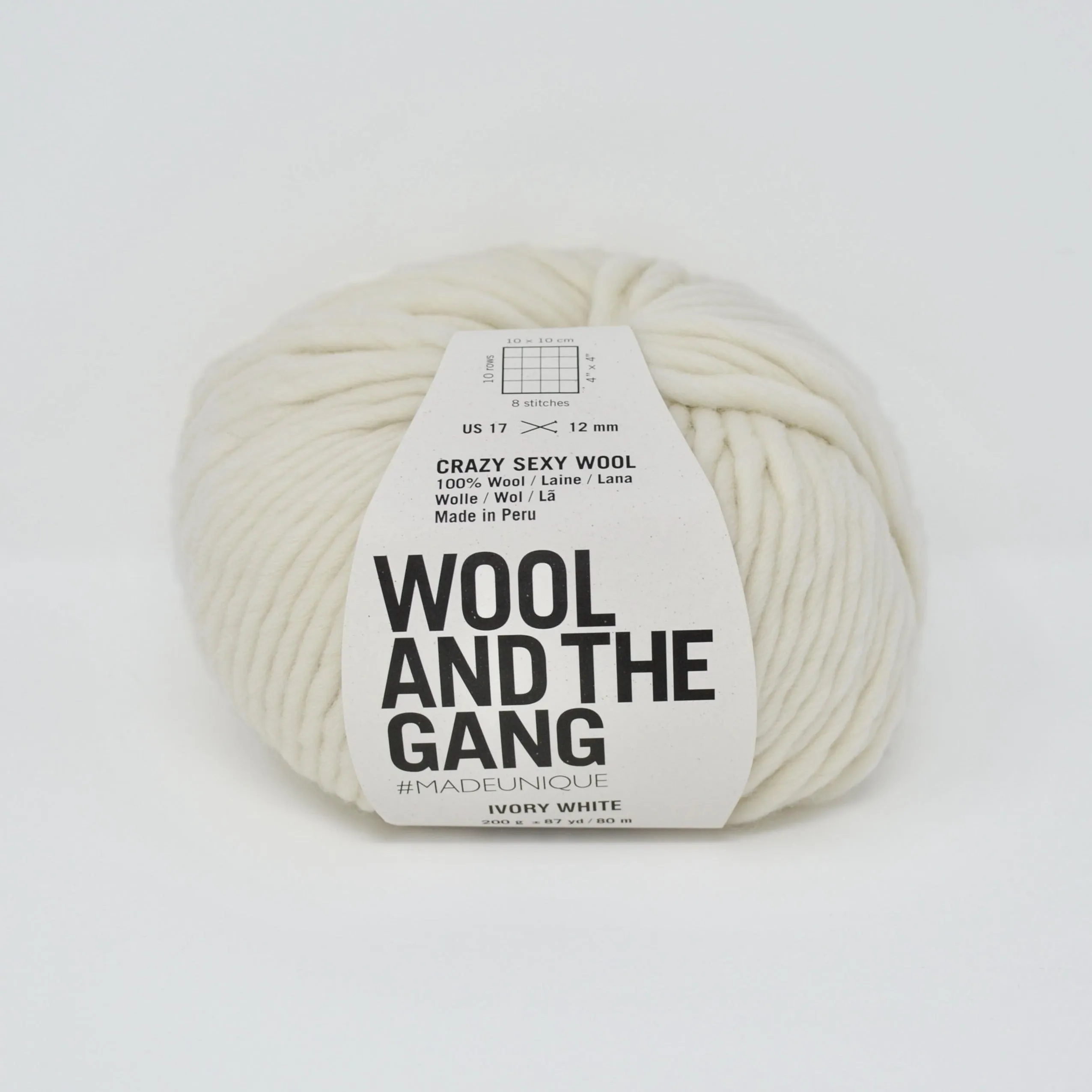Crazy Sexy Wool-Ivory White