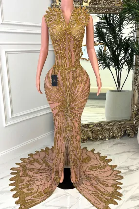 Crowned Gold Dress
