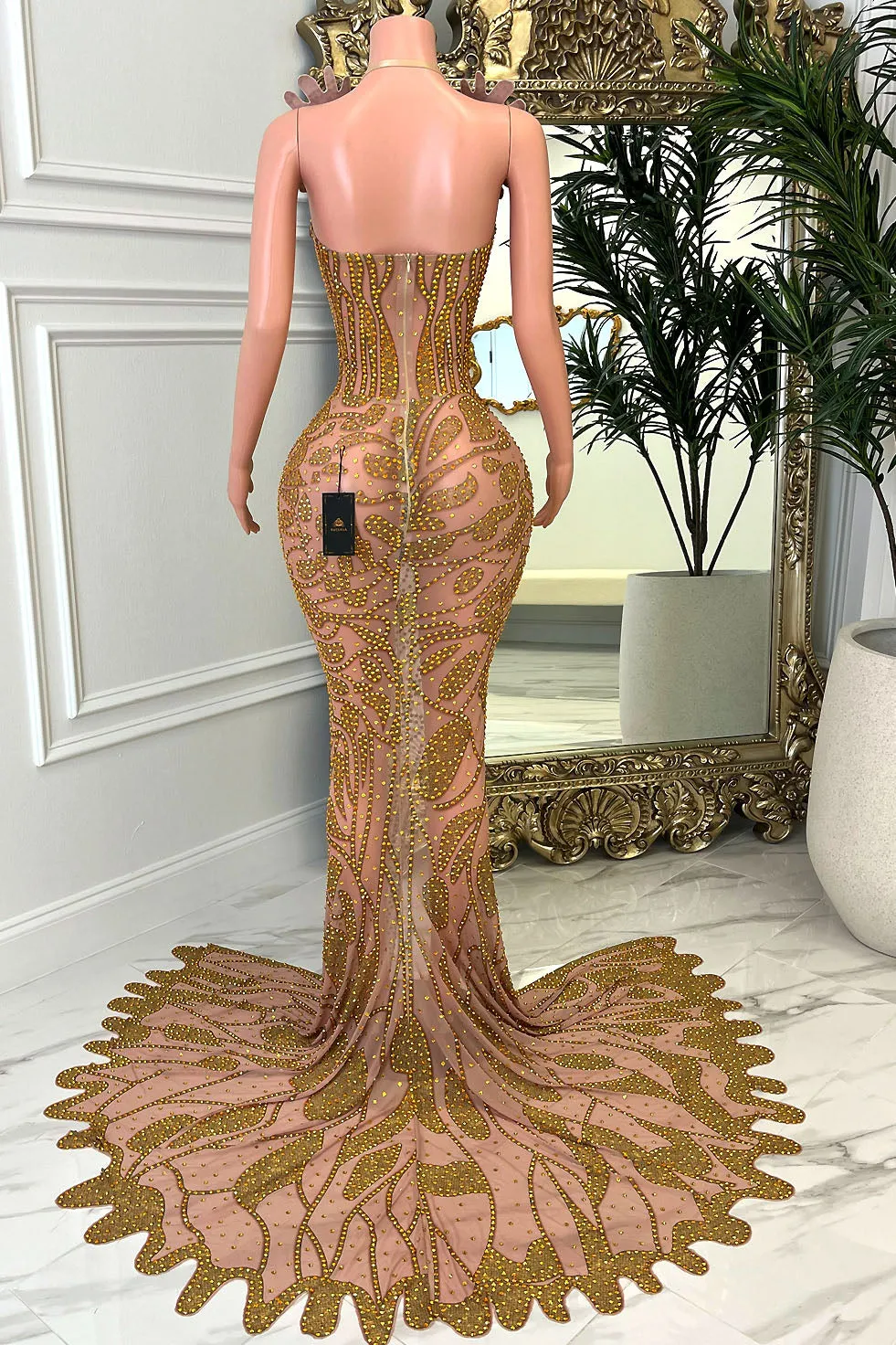Crowned Gold Dress