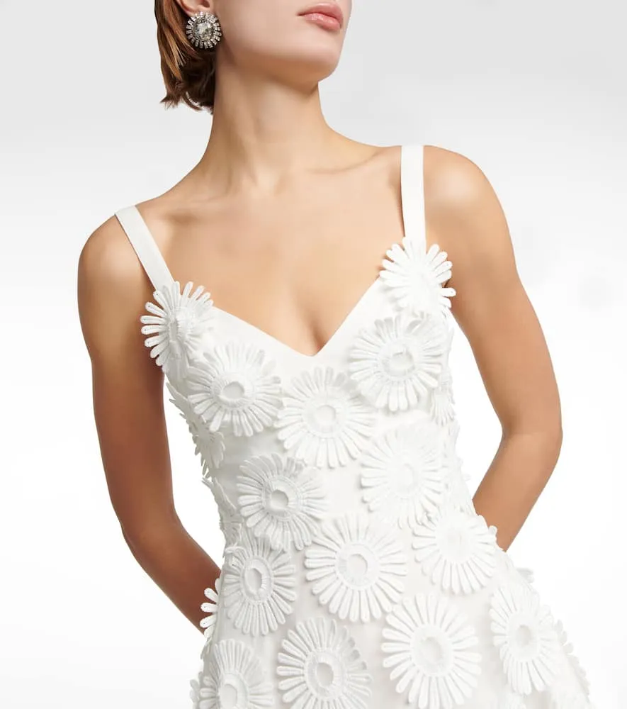Elie Saab Floral appliqué gown