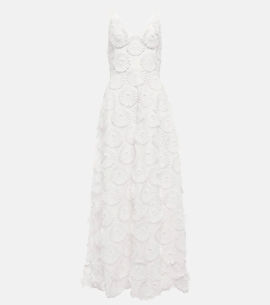 Elie Saab Floral appliqué gown