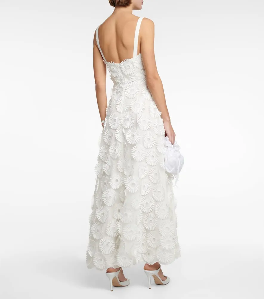 Elie Saab Floral appliqué gown