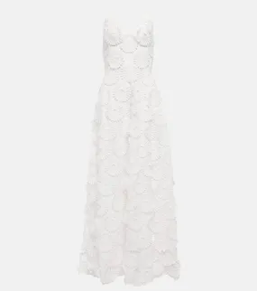 Elie Saab Floral appliqué gown