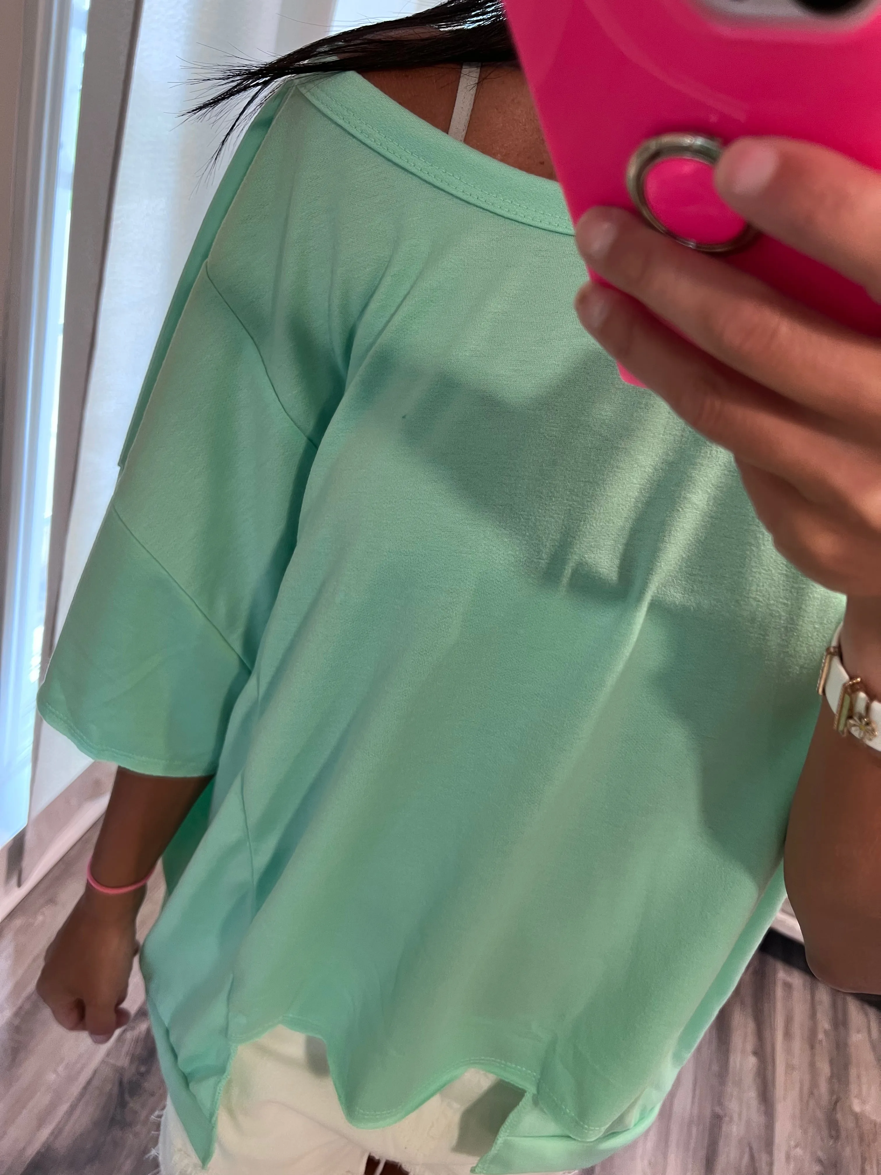 Flowy   Fine Mint Top