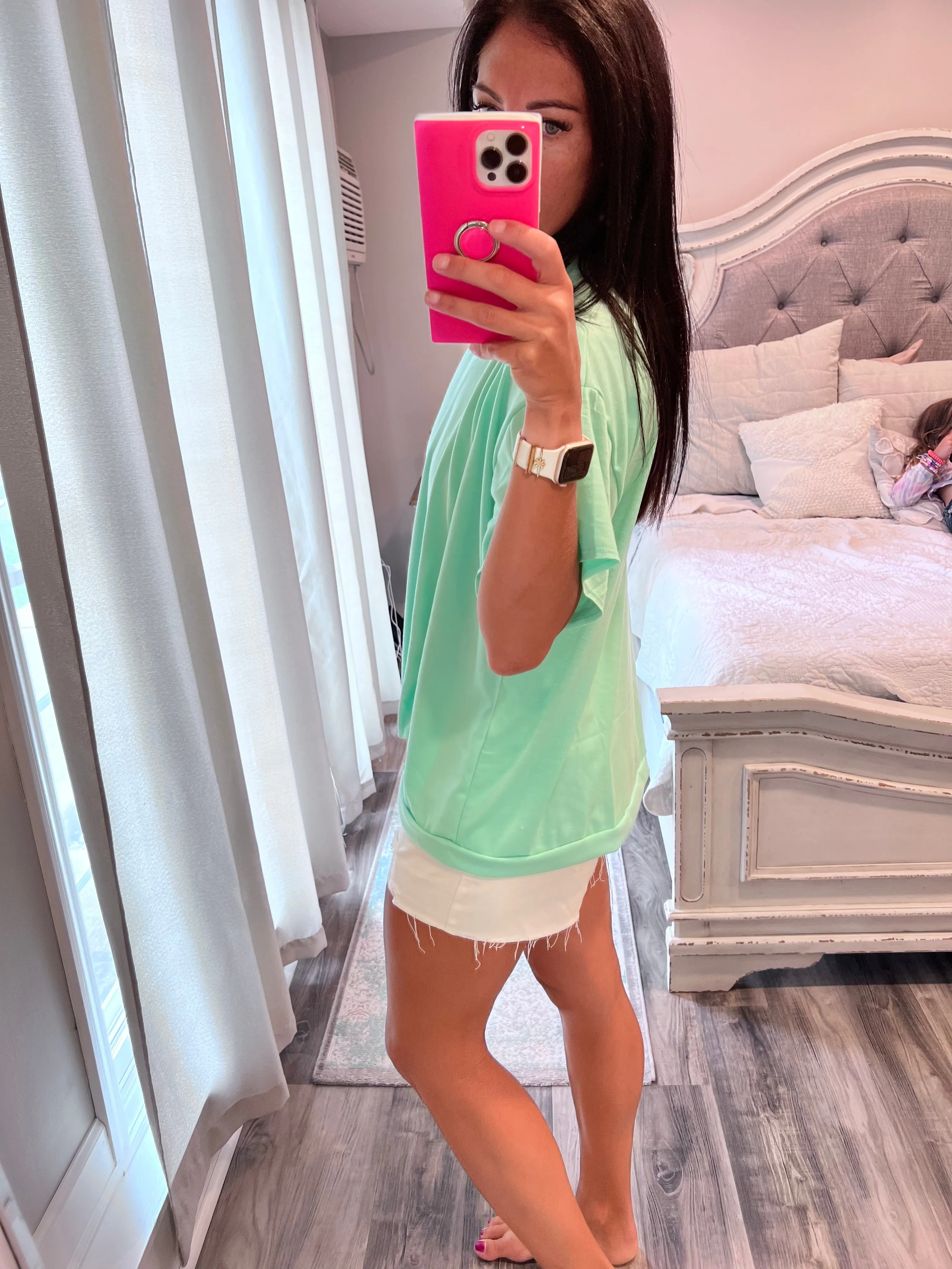 Flowy   Fine Mint Top