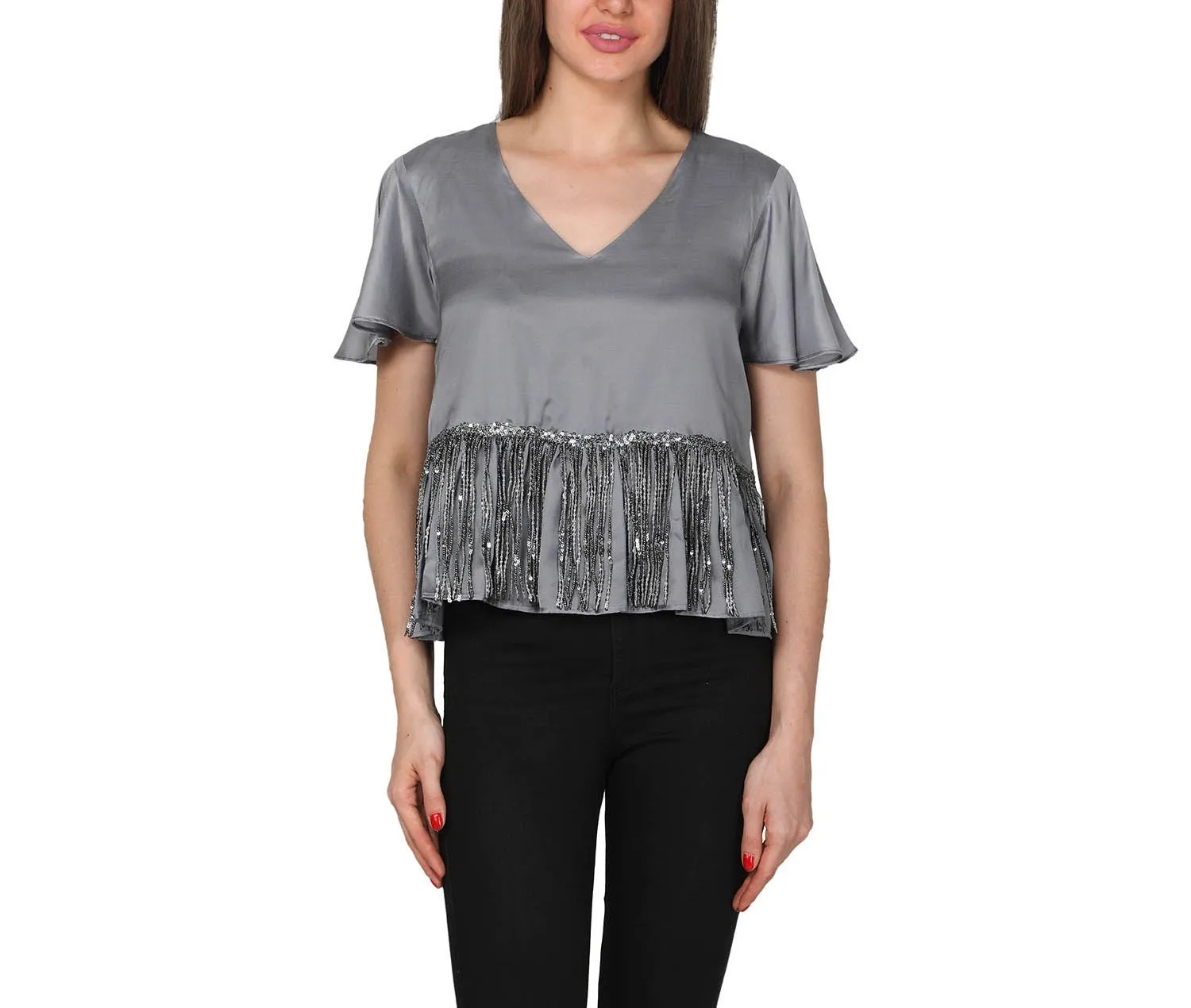 Flowy top with sequin