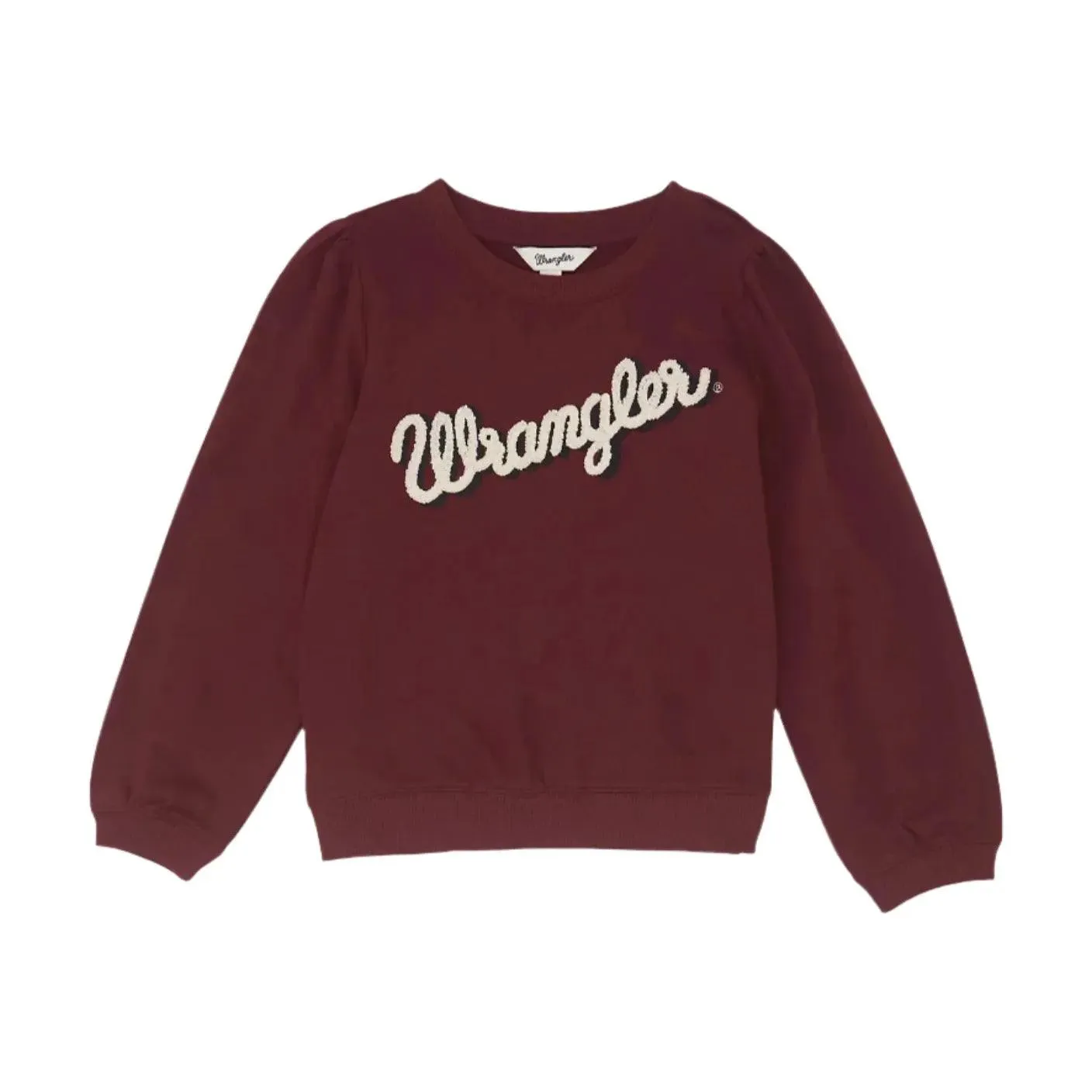 Girl's Wrangler Embroidered Puff Sleeve Pullover 2355923