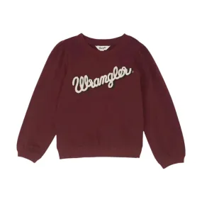 Girl's Wrangler Embroidered Puff Sleeve Pullover 2355923
