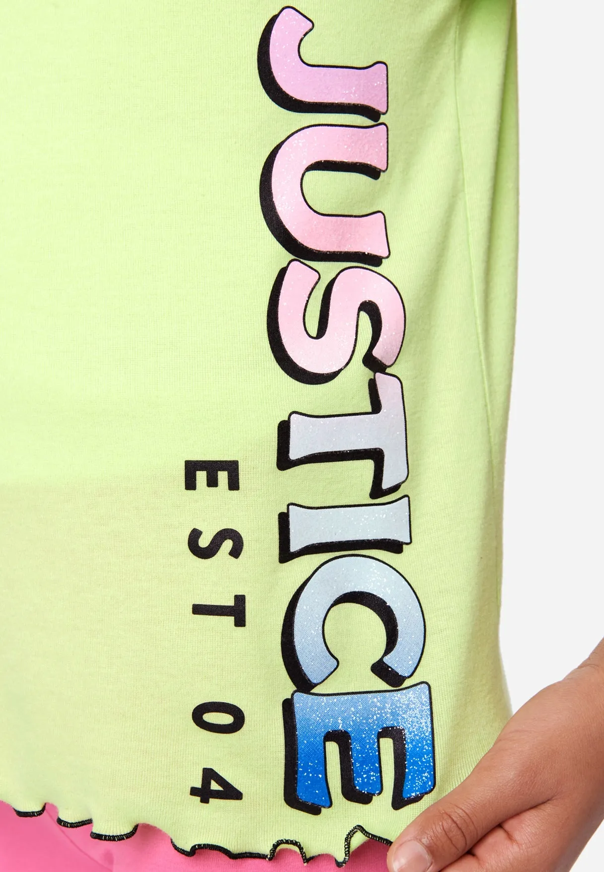Graphic Scoop Neck Tee
