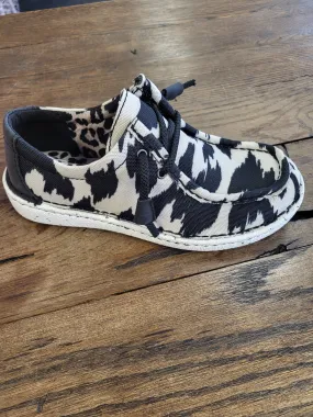 JUSTIN WOMENS HAZER (BLACK & WHITE TEXTILE)