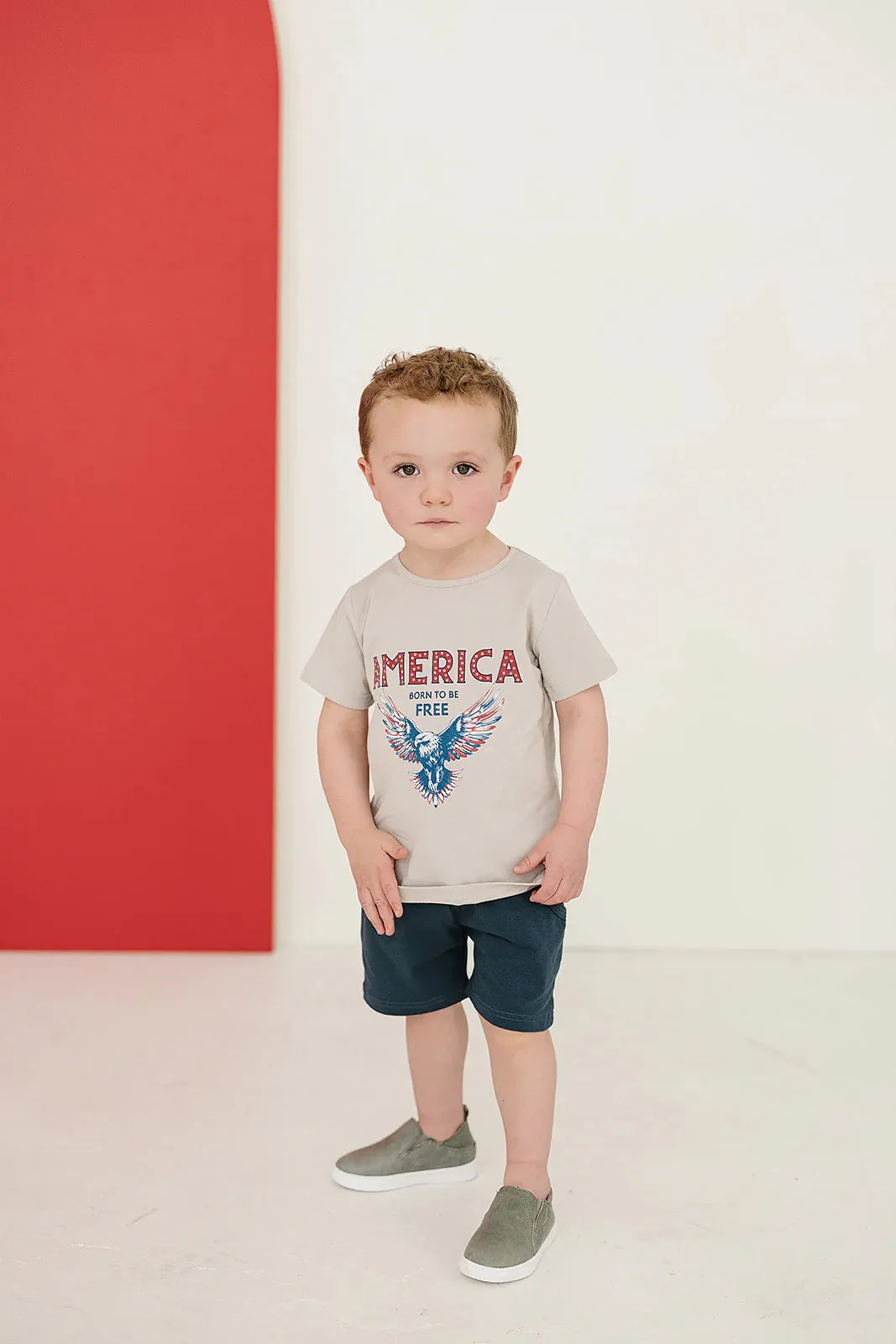 Patriotic Eagle Tee - Baby