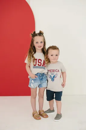 Patriotic Eagle Tee - Baby