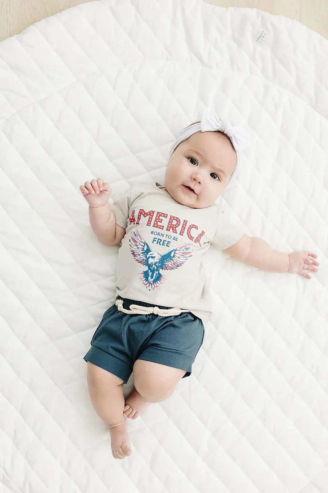 Patriotic Eagle Tee - Baby