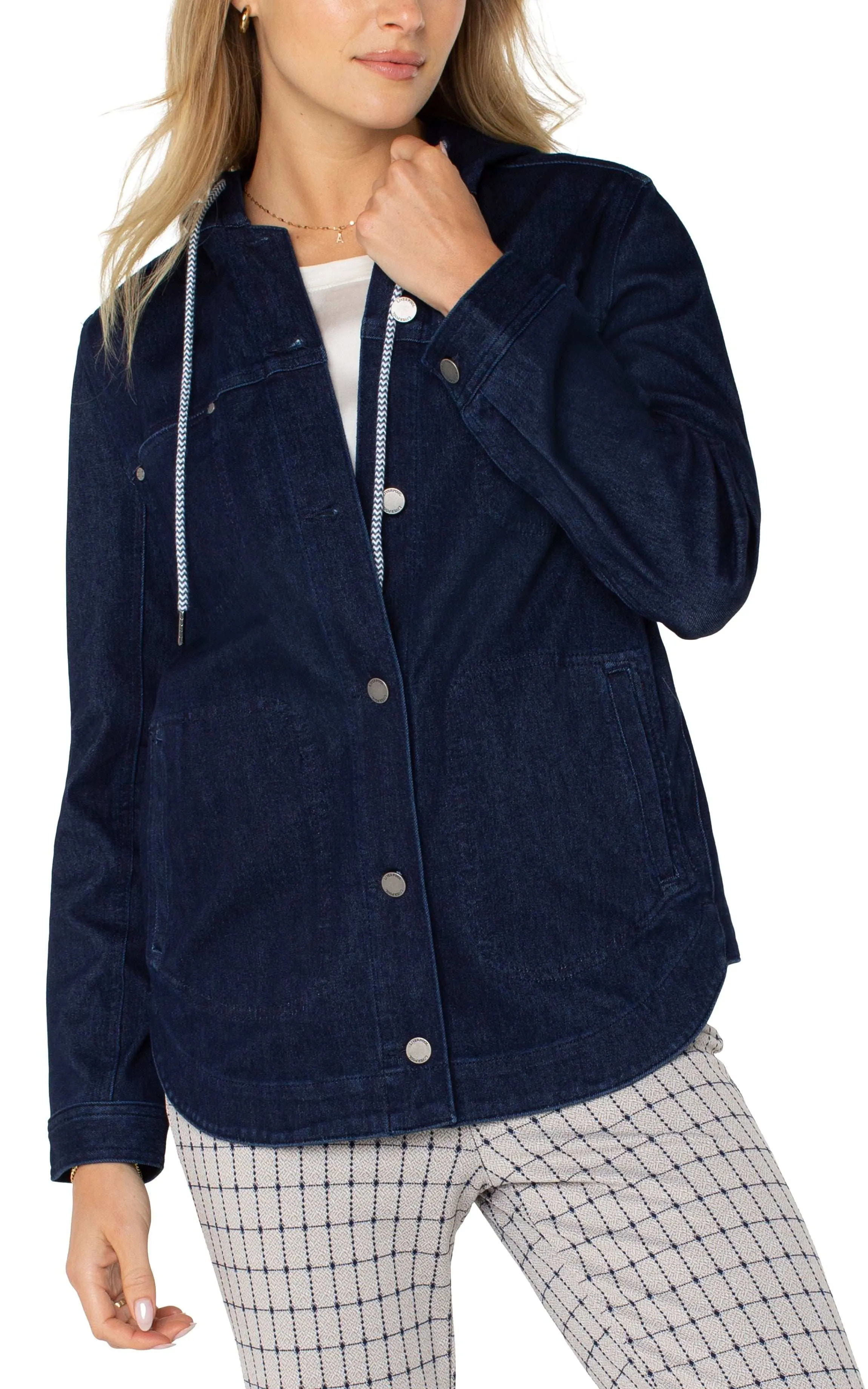 Shirt Jacket with Hood by Liverpool