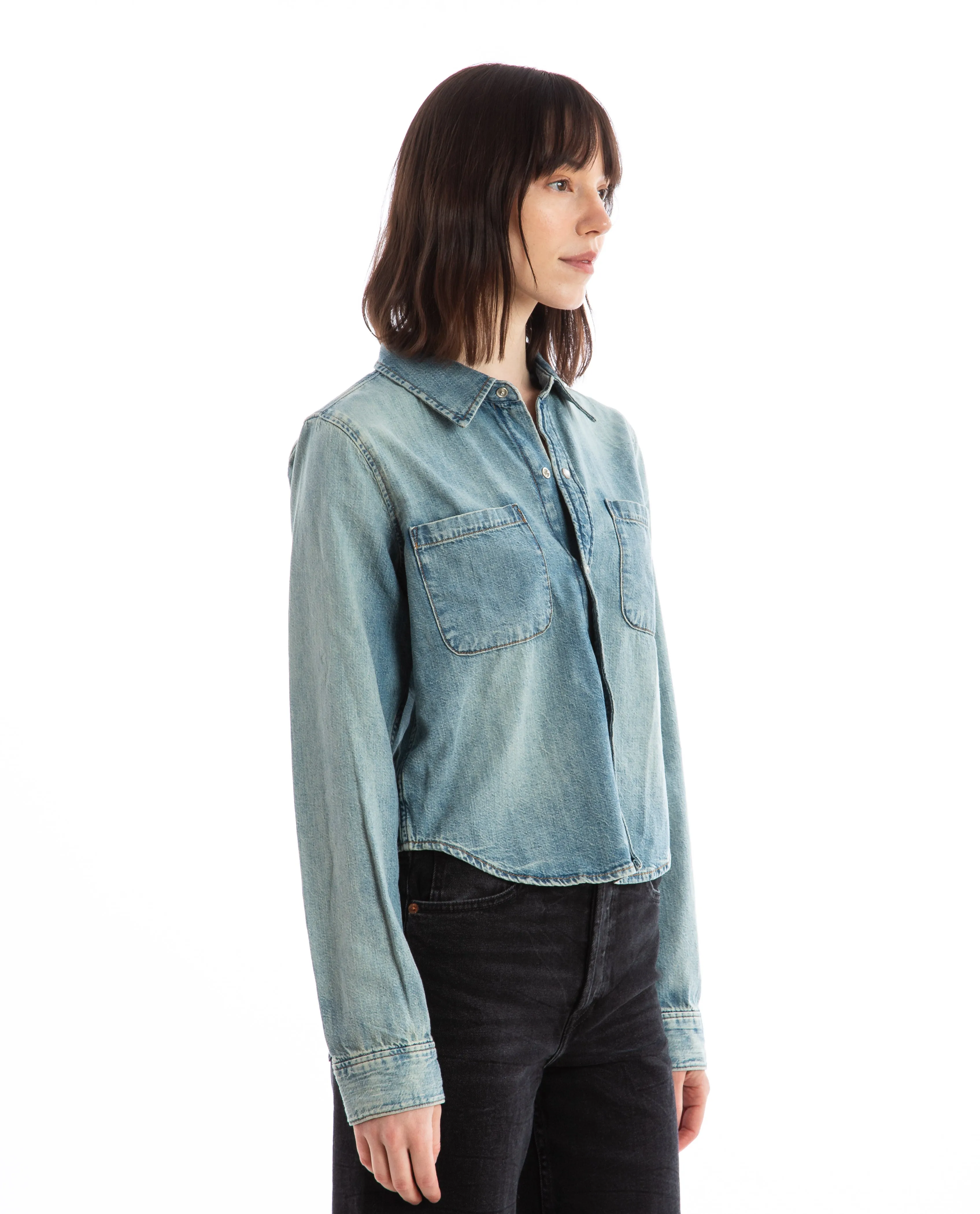 Slim Denim Shirt