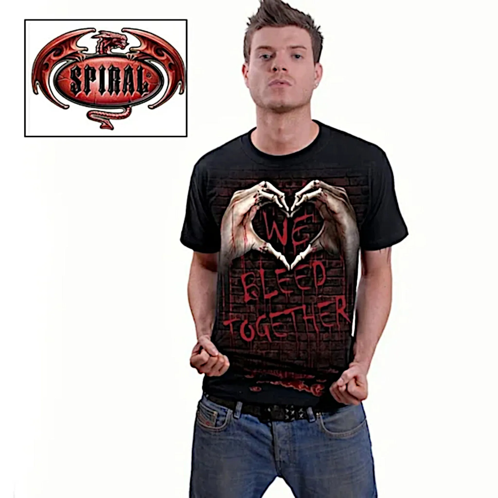 Spiral Direct Limited Edition COVID-19 Collectors Tee | We Bleed Together | Gothic Apparel