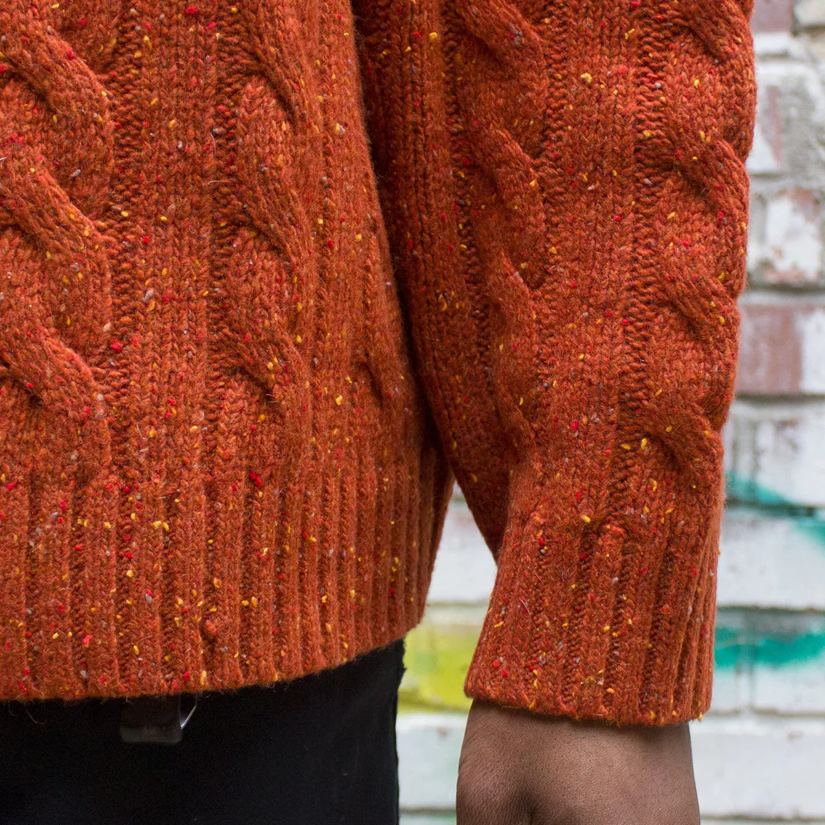 Stay Loose Cable Crewneck Sweater