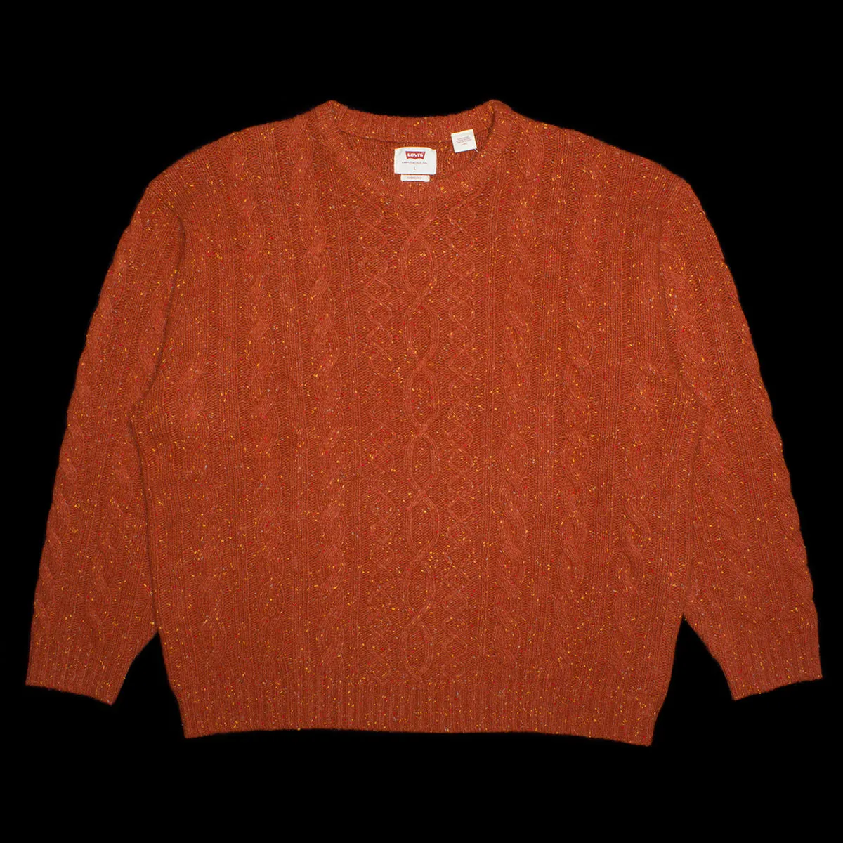 Stay Loose Cable Crewneck Sweater