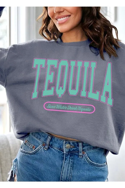 Tequila Drink Oversized Sweatshirt
