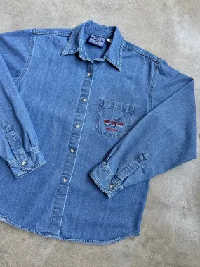 Vintage Hard Rock Cafe Orlando Denim Shirt (XL)