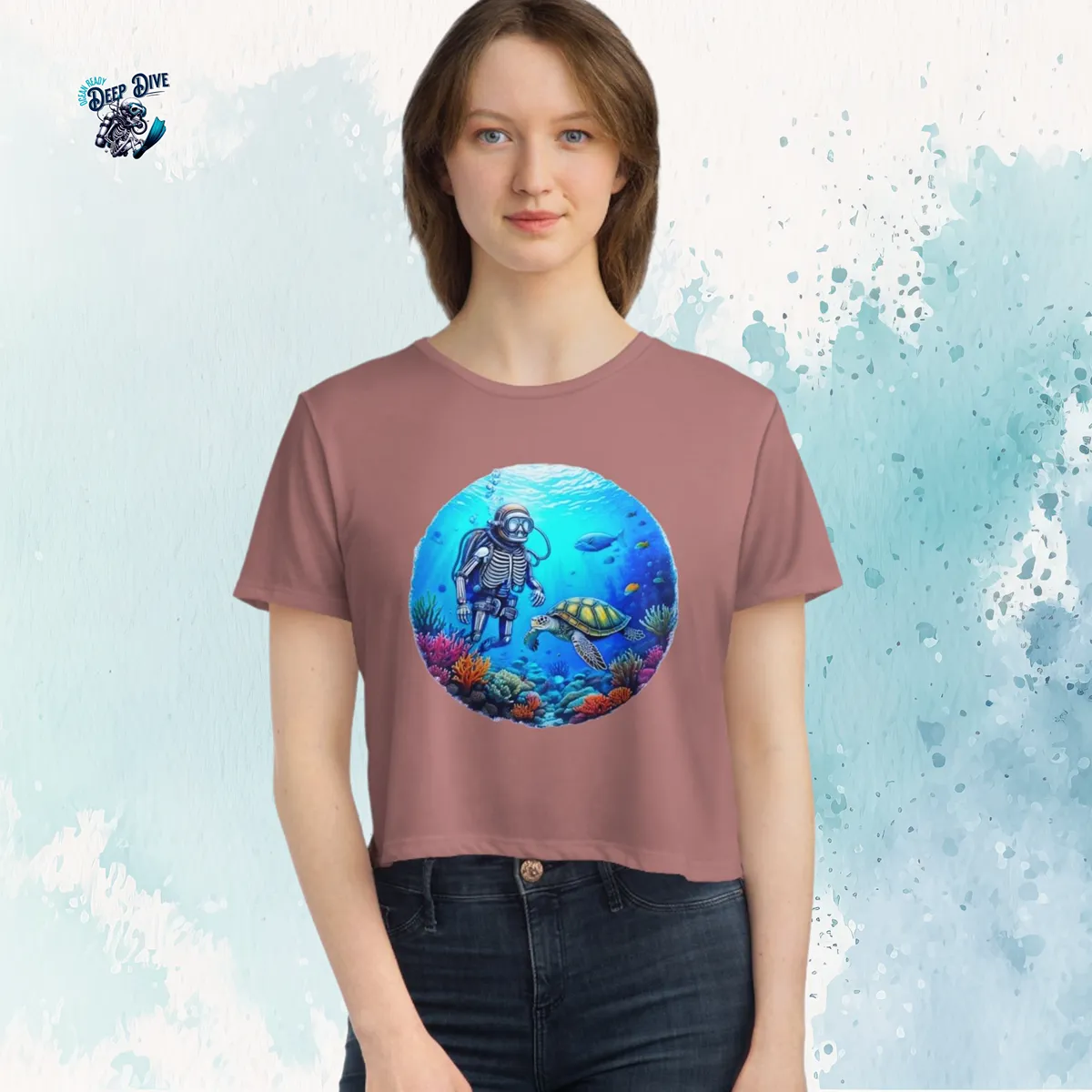Women's Flowy Cropped Tee