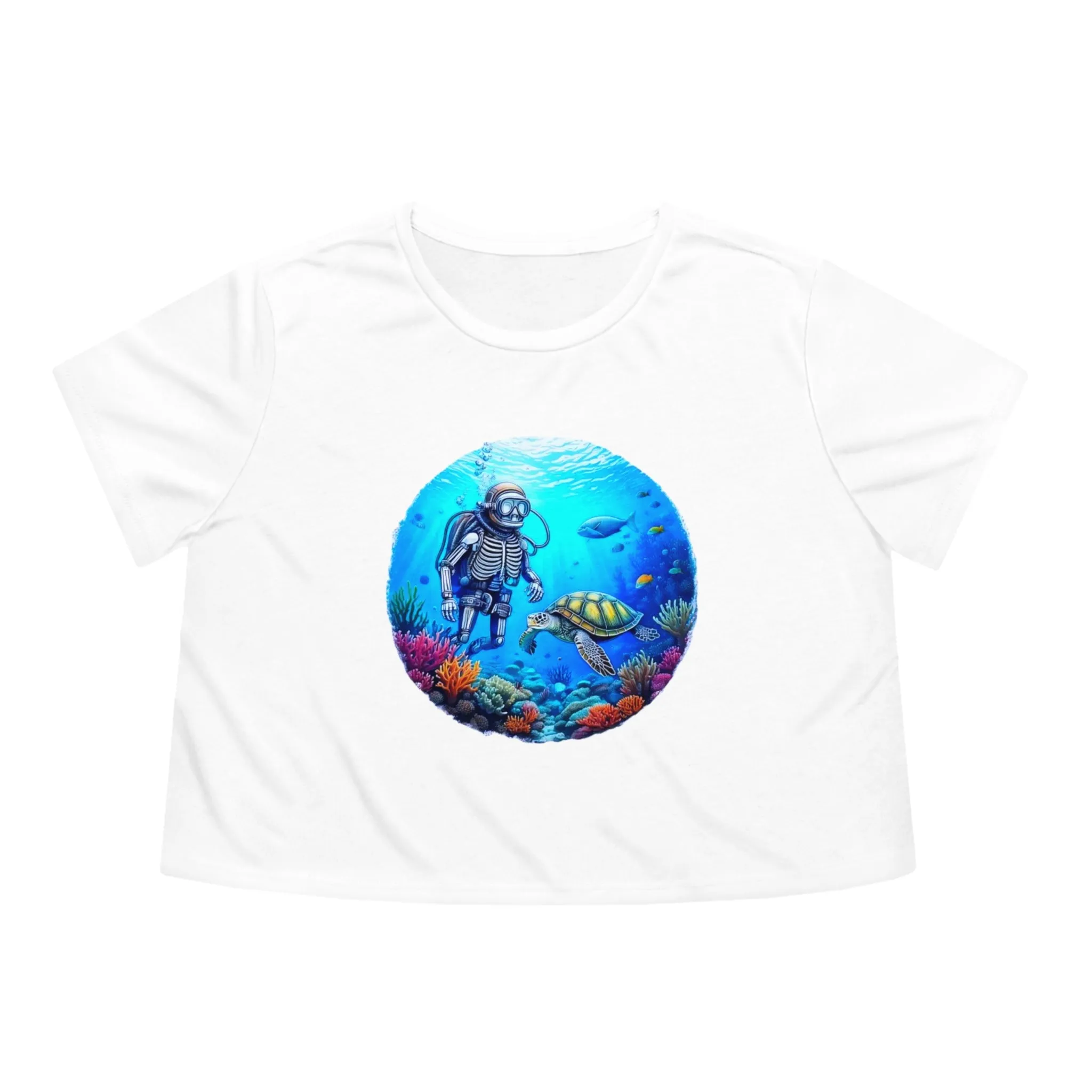 Women's Flowy Cropped Tee