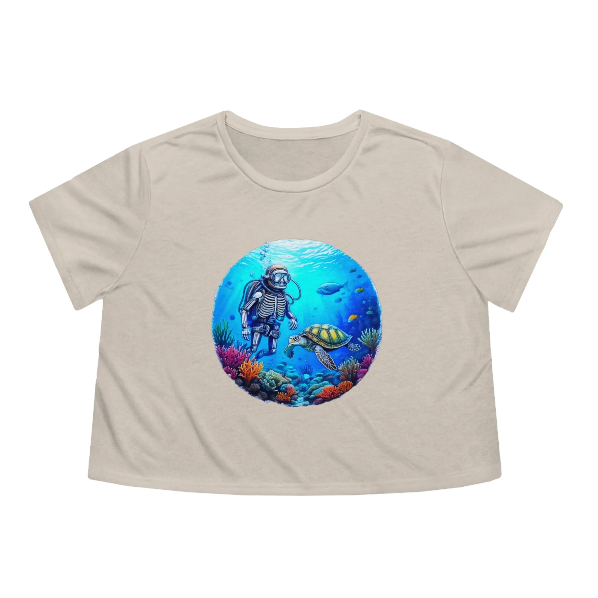 Women's Flowy Cropped Tee