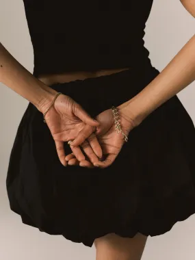 Ziggy Curved Link Bracelet 14K Recycled Gold Vermeil